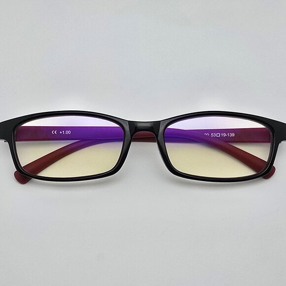 *SOLD* Prospek by Spektrum S117 Black +1.00 Blue Light Reading Computer Glasses - Picture 13 of 15